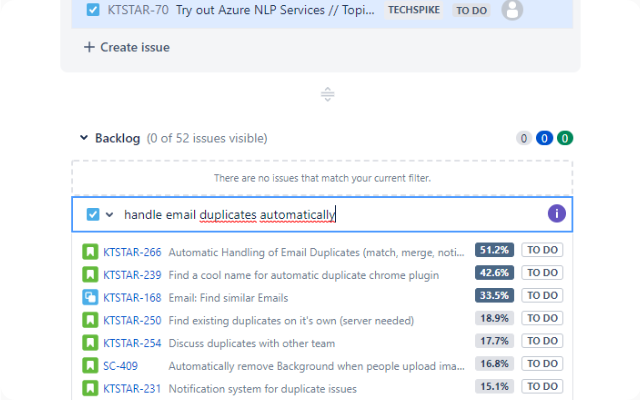 No Duplicate Issues > JIRA Cloud Preview image 2