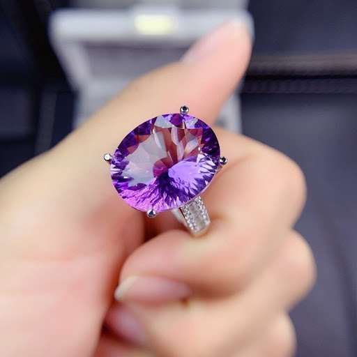 Title 3, Womens Deep Purple Zircon Simulation Amethyst ...