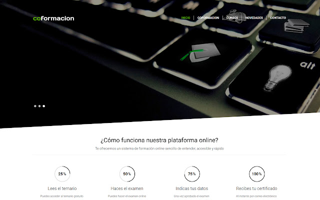 Coformacion - Formación orientada al empleo chrome extension
