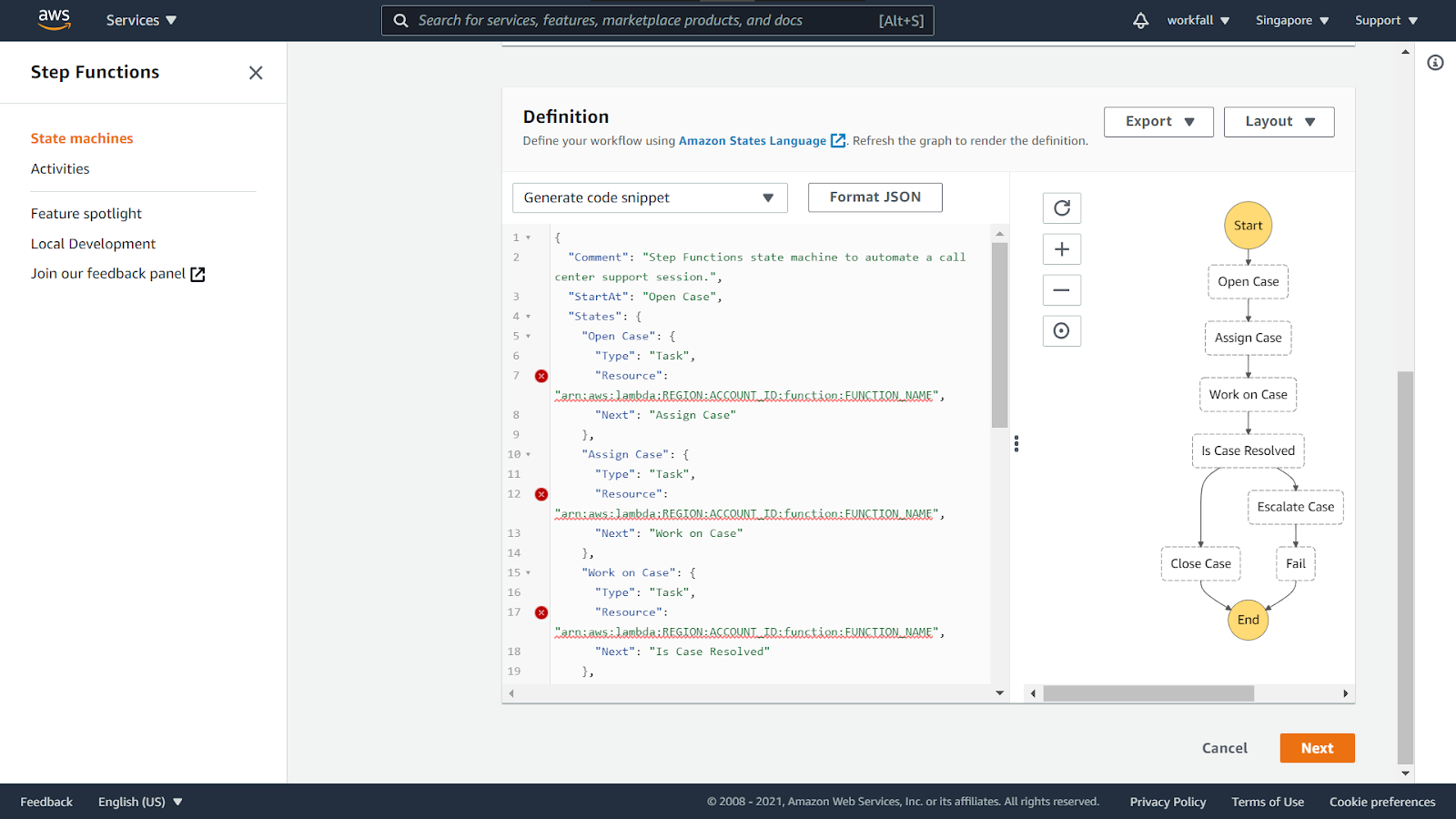 How to build a Serverless Workflow with AWS Step Functions?