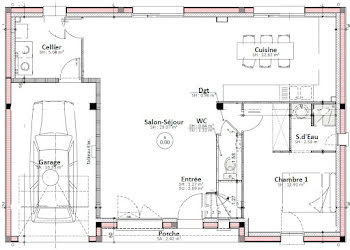 maison neuve à Louplande (72)