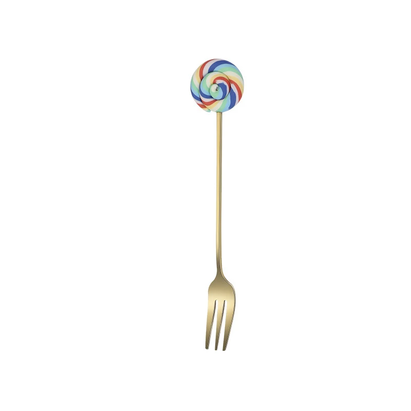 304 Roestvrijstalen Lolly Cartoon Koekje Lepel, schattig en creatief, ideaal voor kinderen en desserts, perfect voor cadeaus.