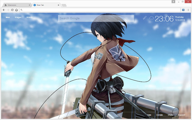 Attack On Titan Hd Wallpapers New Tab Theme