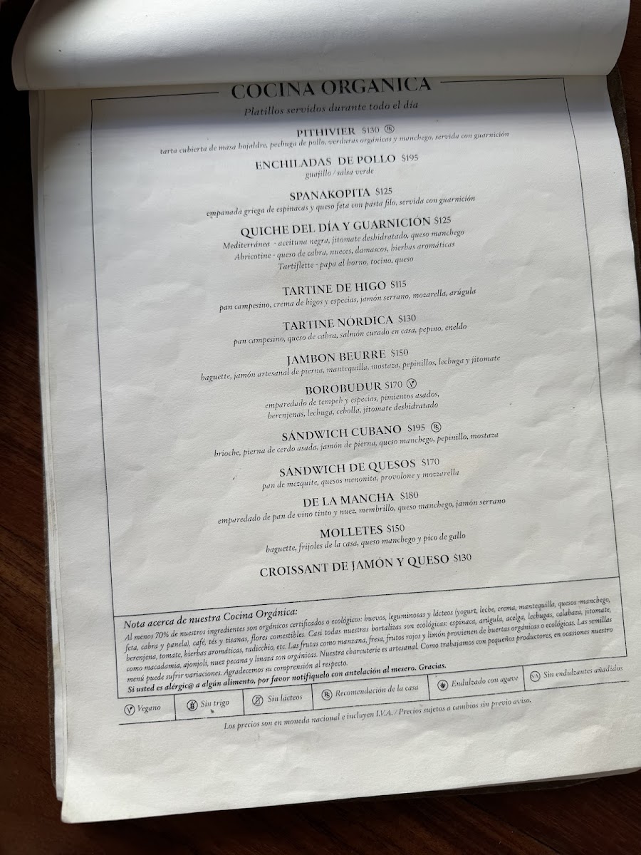 Café Ruta de la Seda gluten-free menu