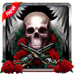 Cover Image of Download Rose Skull Live Wallpaper 1.1.2 APK