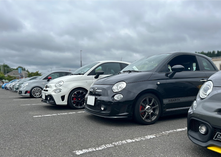 500のアバルト・500・595・曇り空と愛車・ちゅうごくトリコローレに関するカスタム事例の投稿画像1枚目