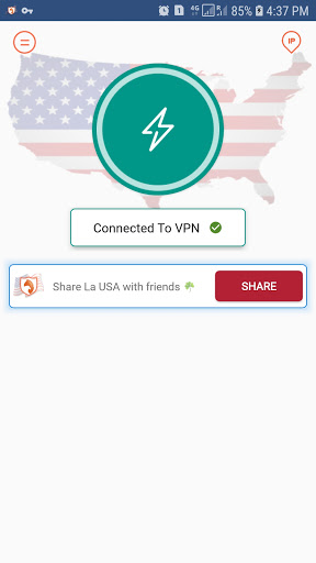 LA USA : فیلتر شکن قوی و پرسرعت : Fast & Free VPN