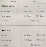 Samrat Momo's menu 1