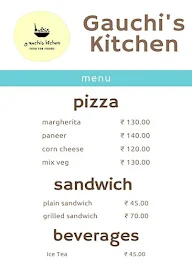 Gauchi's Kitchen menu 1