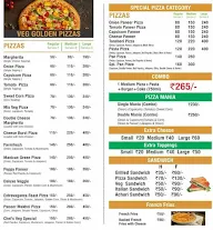 Golden Slice Pizza menu 1