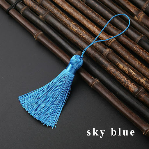 Title 11, Polyester Tassel Chinese Knot Bookmark Artifici...