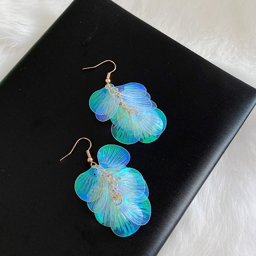 Title 3, Womens Laser Sequined Tassel Earrings, adding ...