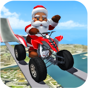 Download Crazy Santa Impossible ATV Bike Stunts For PC Windows and Mac