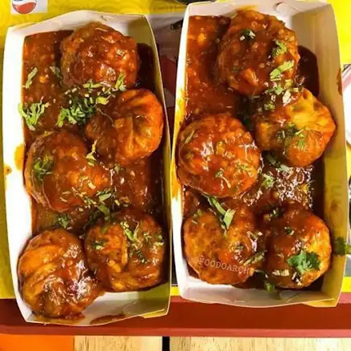 Devil Chicken Fried Momos [8 Pieces]