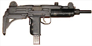 An Uzi submachine gun.