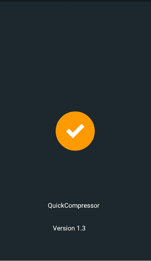 Android application QuickCompressor screenshort