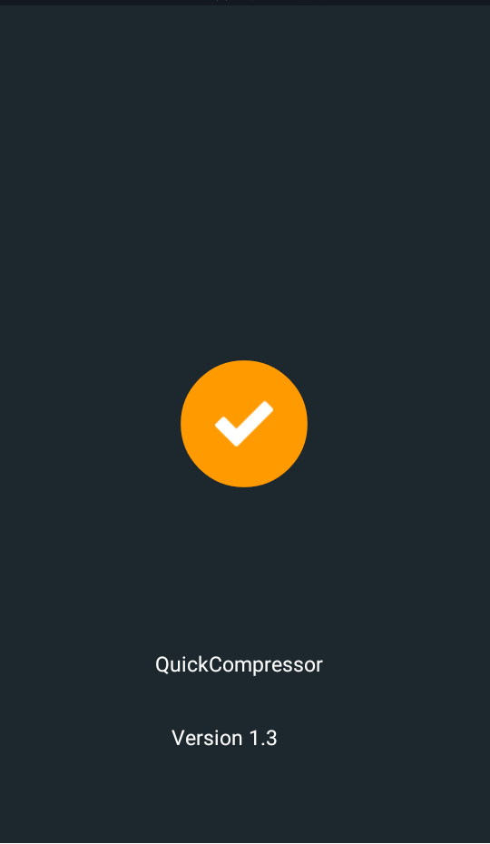 QuickCompressor Screen 1