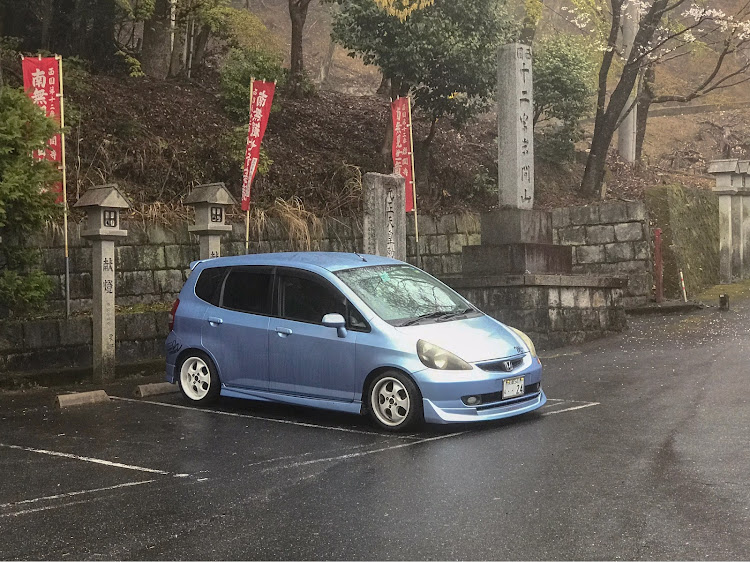 フィットの西国三十三所観音霊場ドライブ・チームローガン関西・チームローガン撮影班・村田自動車・岩間寺に関するカスタム事例の投稿画像1枚目