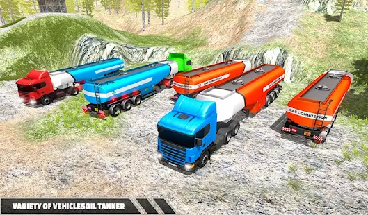 Oil Tanker Transporter Offroad Truck Fun Simulator(圖3)-速報App