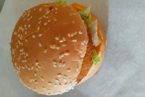 Veg Tikki Cheese Burger