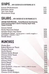 Pop Tate's menu 1