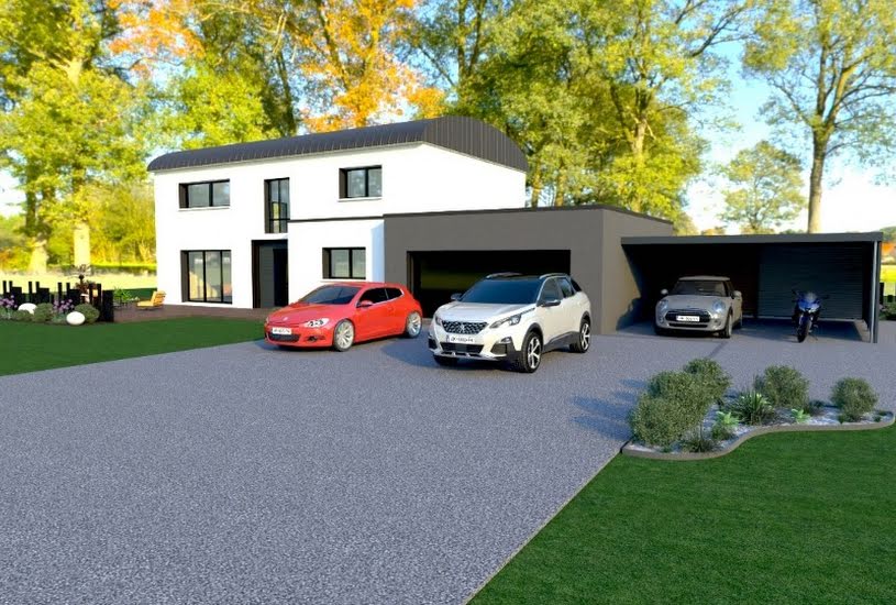  Vente Terrain + Maison - Terrain : 500m² - Maison : 180m² à Boos (76520) 