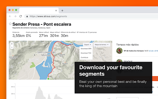 Strava Export Tracks