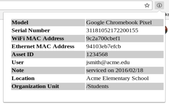 Chrome Device Info Preview image 0