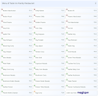 Taste Inn Family Restaurant menu 2