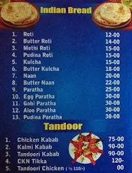 Naidu Biriyani Hut menu 1