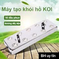 Máy Tạo Khói Hồ Cá Loại Lớn 10 Đầu, 36V Cao Cấp Có Phao Nổi