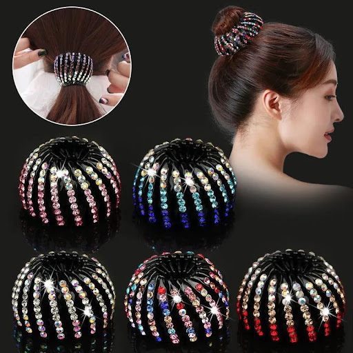 Title 11, Korean Rhinestone Birds Nest Pill Head Coiler ...