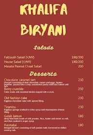 Khalifa Biryani menu 7