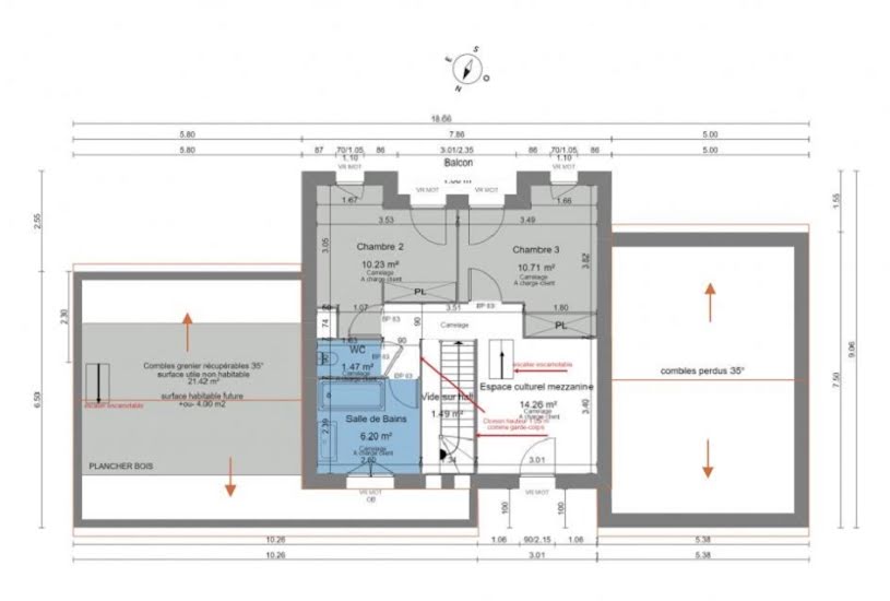  Vente Terrain + Maison - Terrain : 661m² - Maison : 140m² à Bazoches-sur-le-Betz (45210) 