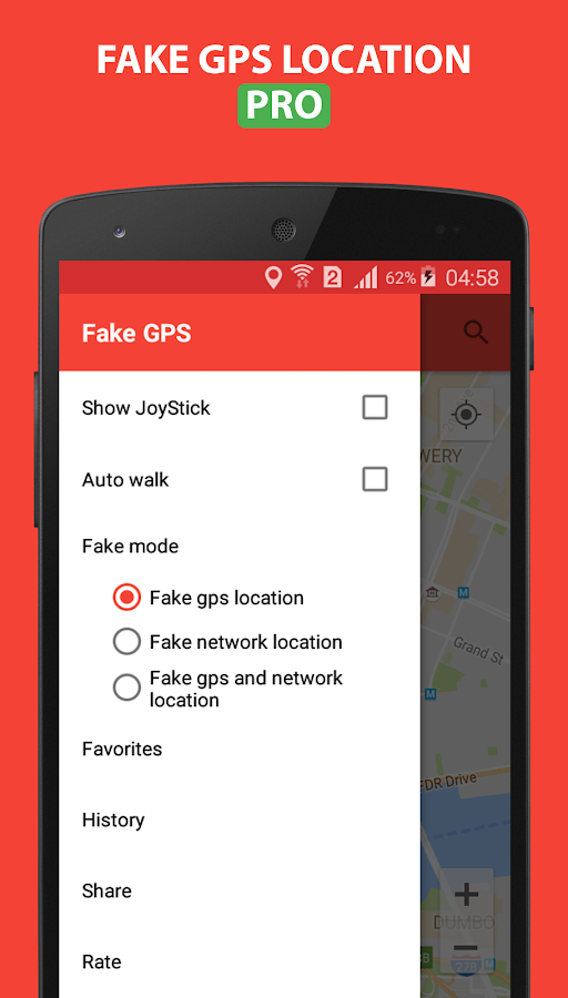    Fake GPS Location PRO- screenshot  