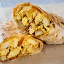 Breakfast Chicken Burrito