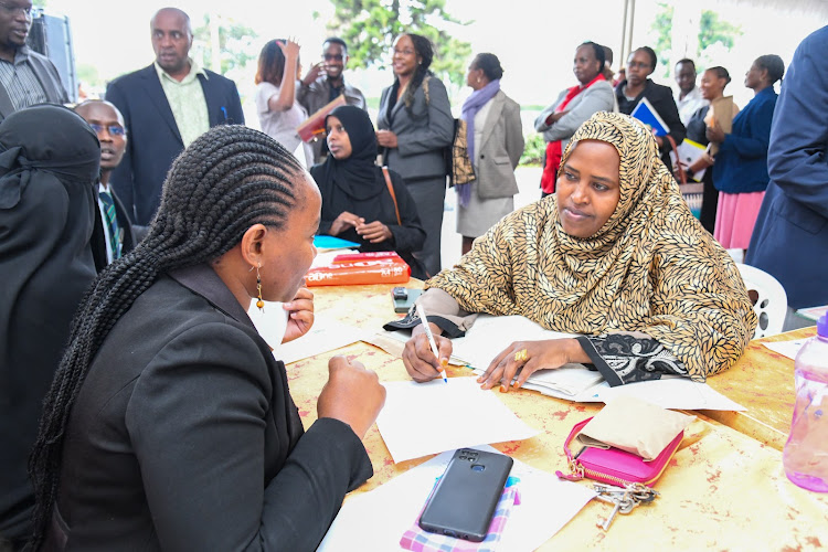 Ministry of Health staff during the launch of a comprehensive headcount exercise on May 2, 2024