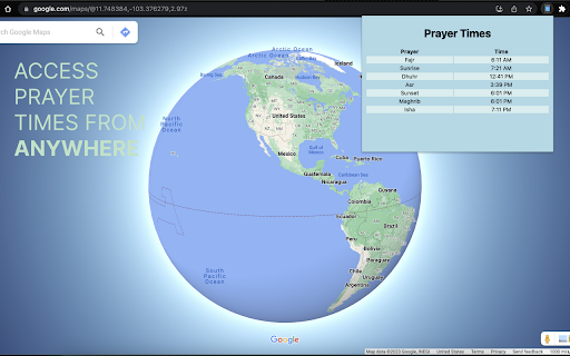 Prayer Times Notifier