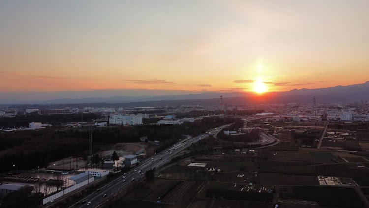 AZ-1の誕生日・夕焼け・冬バージョン・ドローン撮影に関するカスタム事例の投稿画像2枚目