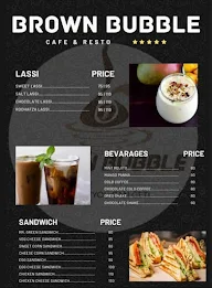 Brown Bubble menu 1