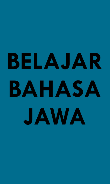 Belajar Bahasa Jawa - 1.0.6 - (Android)