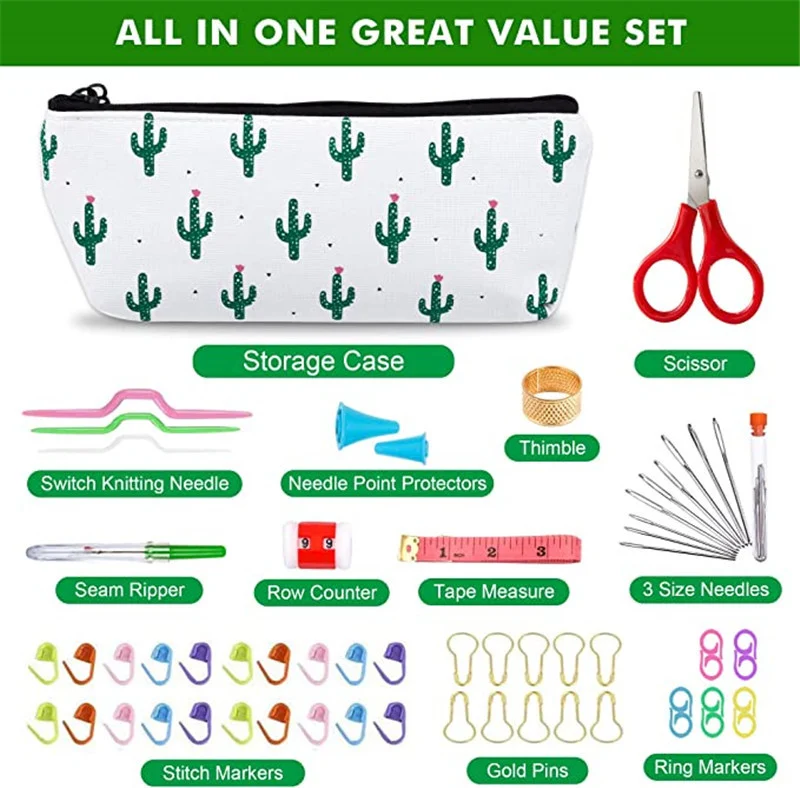 New Wool Crochet Tool Set makes beautiful, durable projects easy to create. Perfect for crocheters of all levels, precis