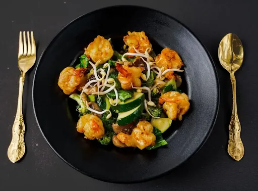 Prawns Chinese Greens