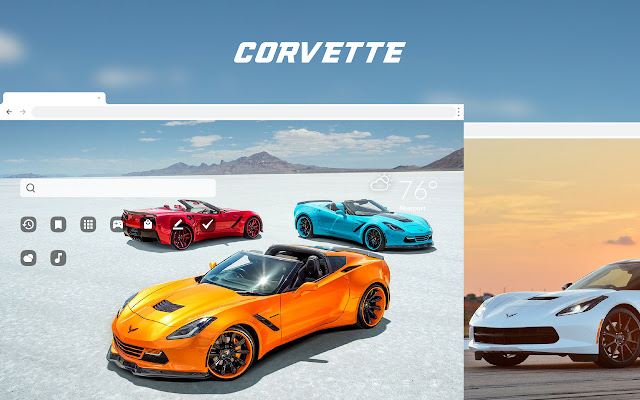 Corvette HD Car Wallpapers New Tab Theme