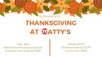 Thanksgiving at Matty's