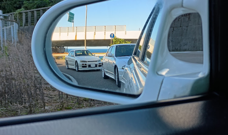 スカイラインの海王丸パーク第2駐車場・ツーリング&オフ会・富山県・三連休中日に関するカスタム事例の投稿画像25枚目