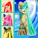 costume de saree photo  icon