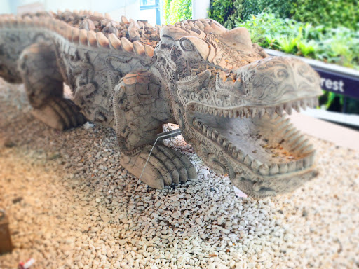 Stone Crocodile at Gardens by the Bay