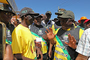 President Cyril Ramaphosa in Kimberley during the Letsema campaign in Northern Cape.