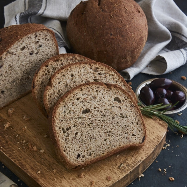 GF Rosemary Olive bread